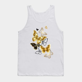 Golden Butterflies Tank Top